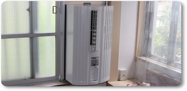 静岡市窓用エアコン取り付け